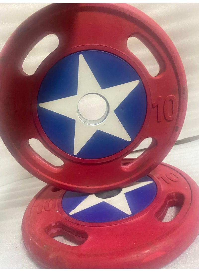 طارات أحمر وزن 10 كجم(فتحة 51 مم/2قطعة) - Image 5